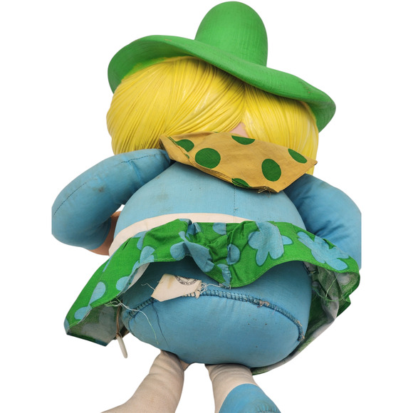 Vintage Mattel Mother Goose Plush Doll Pull String Retro Collectible Toy 1970 - Picture 11 of 14